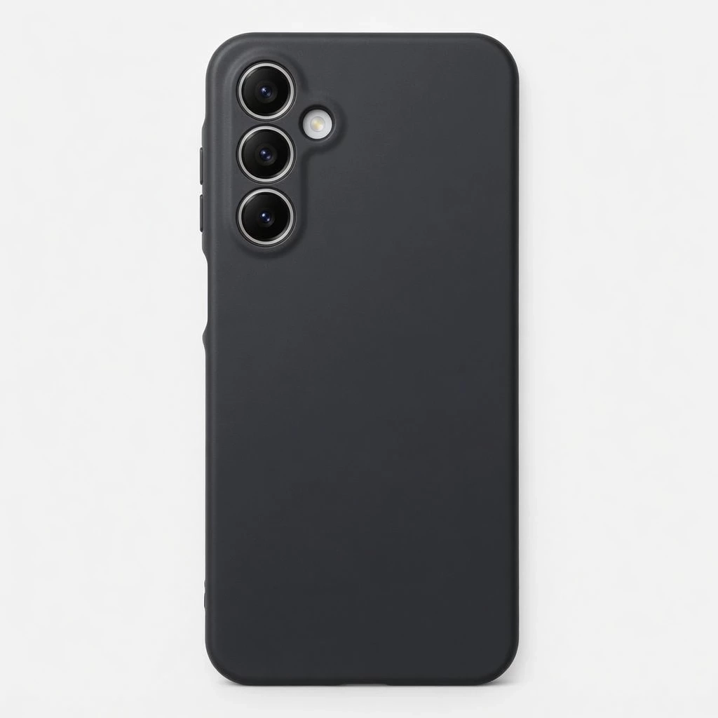 Carcasa Silicona Soft Galaxy A16 Negro Carcasa vista 2