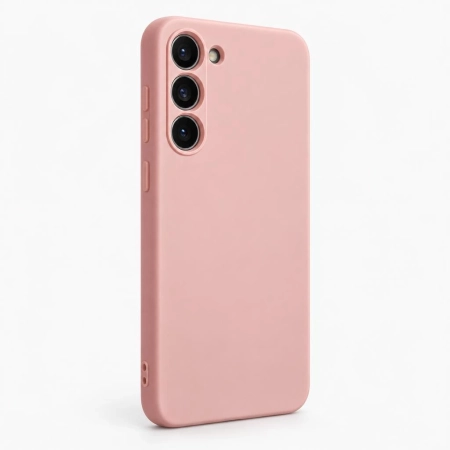 Carcasa Silicona Soft Galaxy S23 Plus Rosado Carcasa
