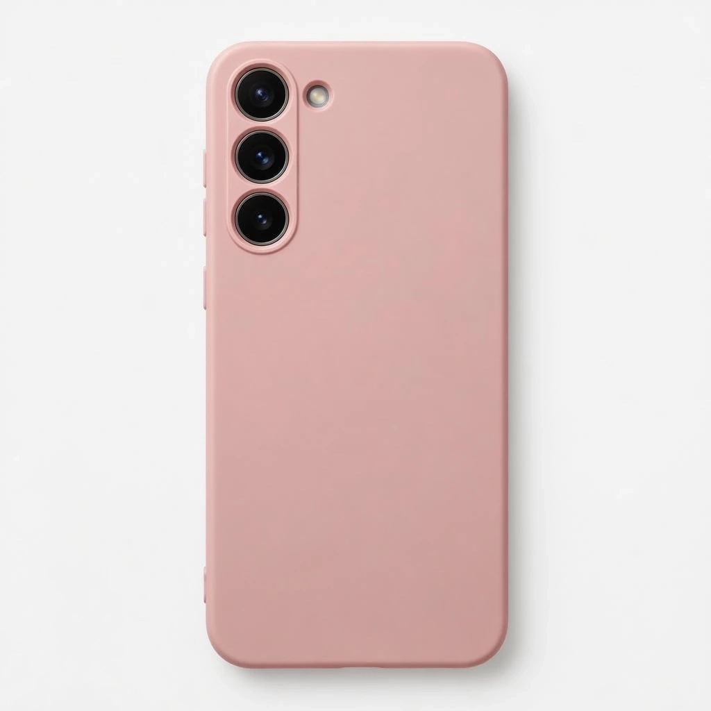 Carcasa Silicona Soft Galaxy S23 Plus Rosado Carcasa vista 2