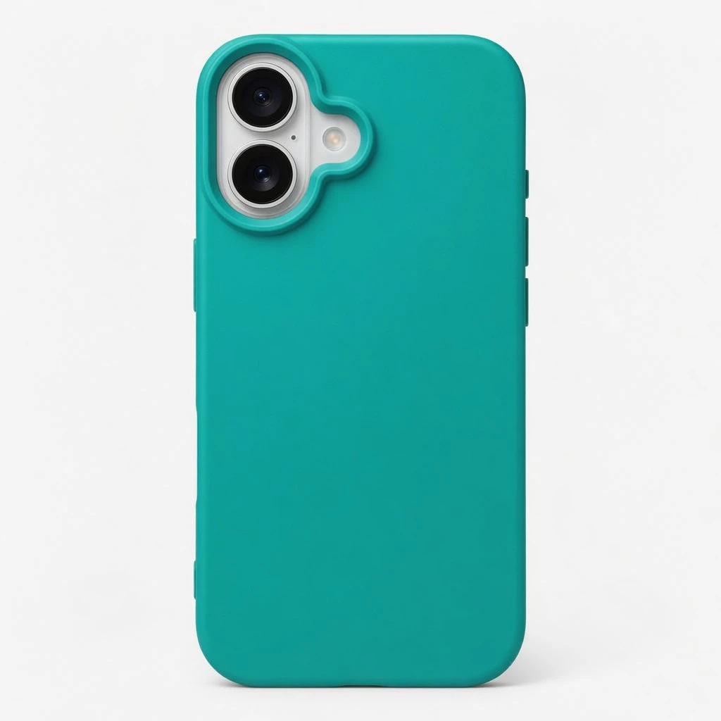 Carcasa Soft iPhone 16 Verde Menta Carcasa vista 2