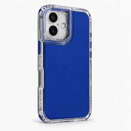 Carcasa Space 2 en 1 iPhone 16 Azul Carcasa