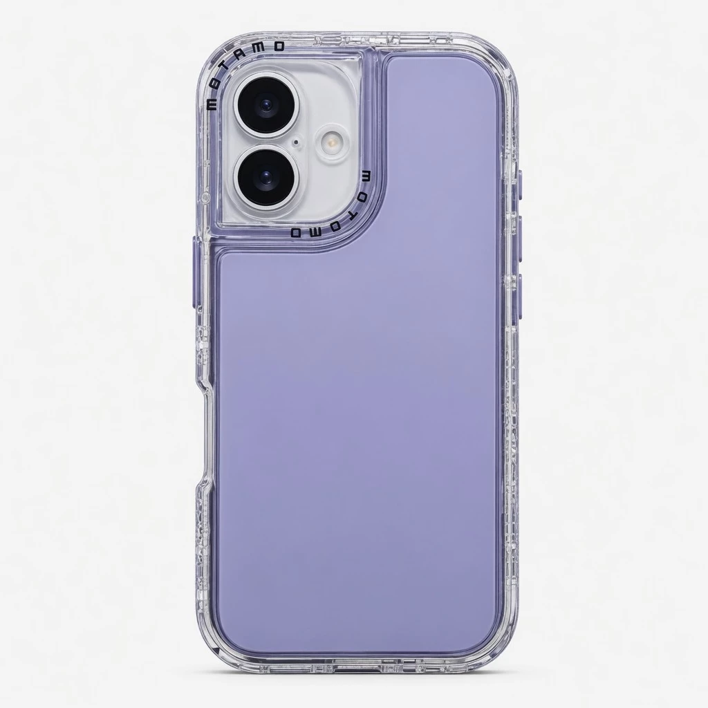 Carcasa Space 2 en 1 iPhone 16 Lila Carcasa vista 2