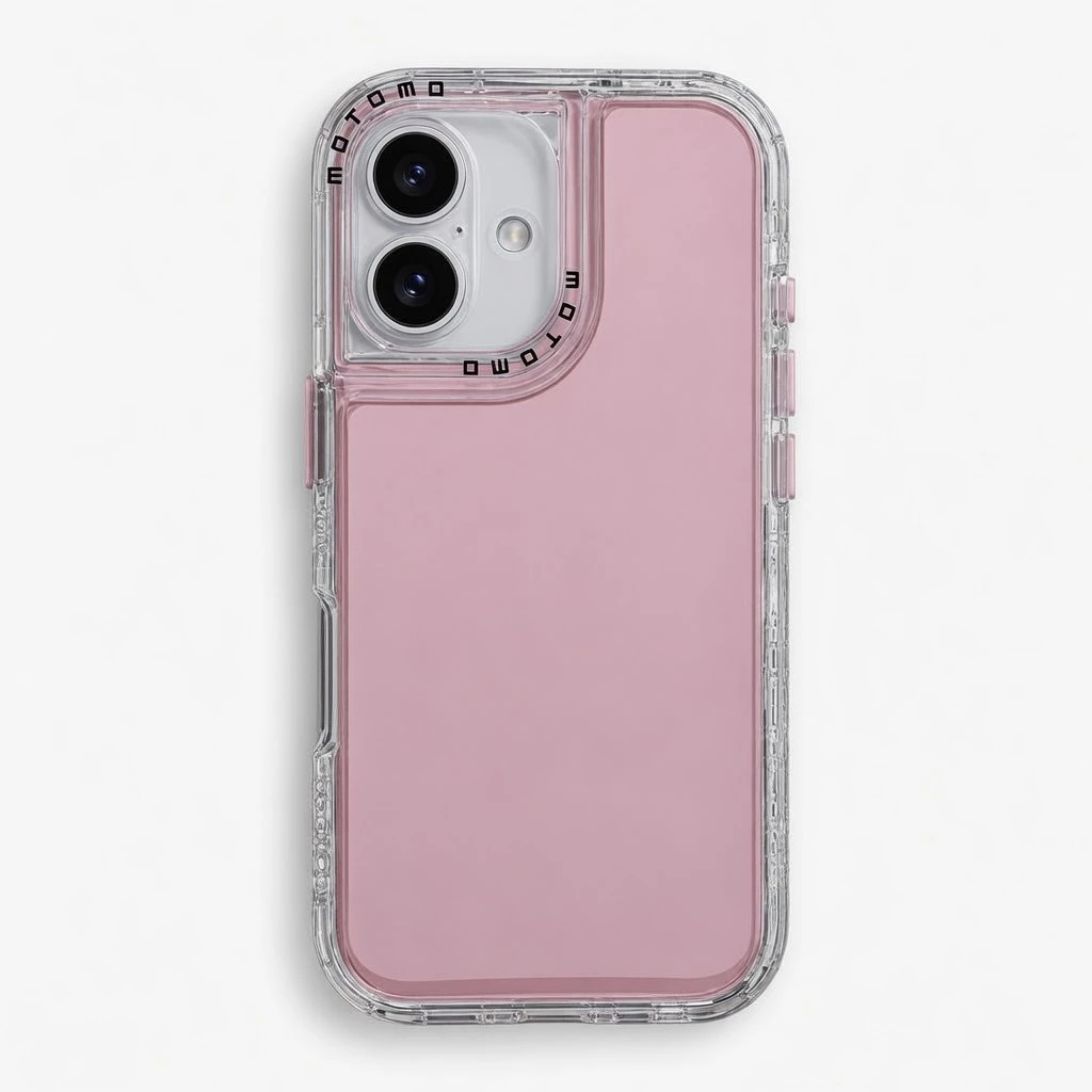 Carcasa Space 2 en 1 iPhone 16 Rosado Carcasa vista 2