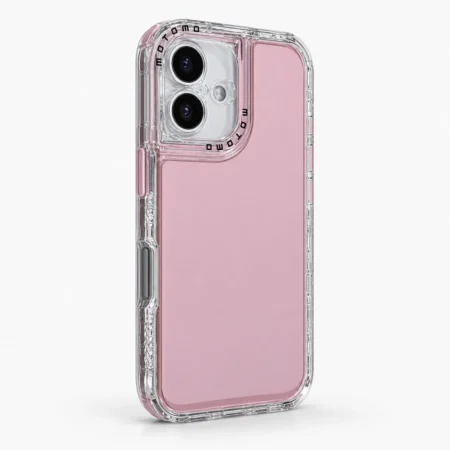 Carcasa Space 2 en 1 iPhone 16 Rosado Carcasa