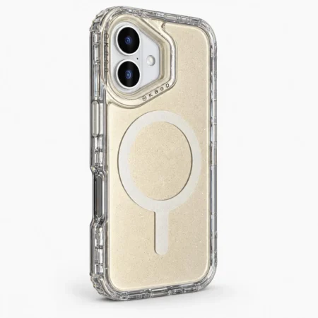 Carcasa Urban Metallic Para iPhone 16 Dorado Carcasa