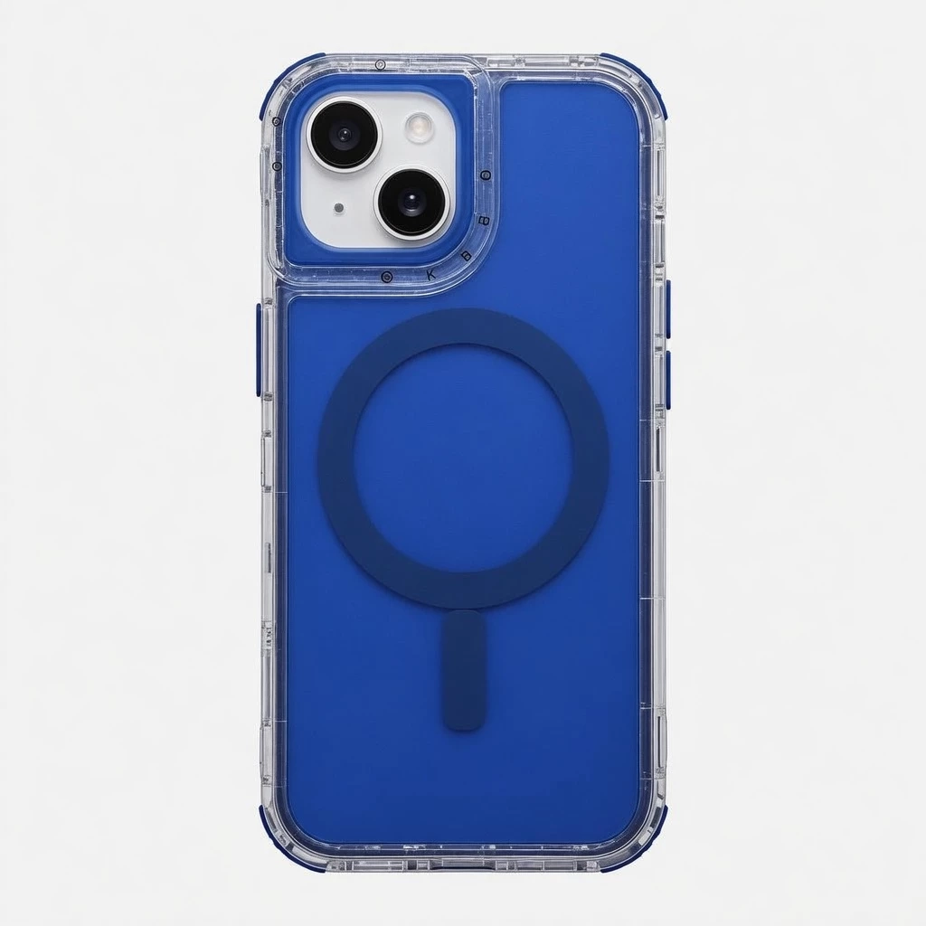 Carcasa Urban Play Magnetic iPhone 13 / 14 Azul Carcasa vista 2